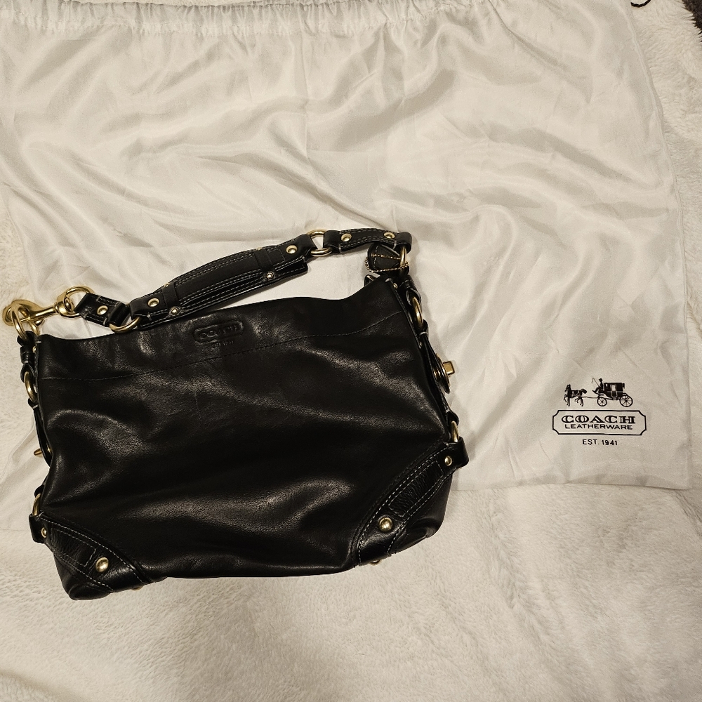 Coach Medium Leather Satchel